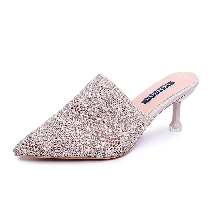 New Women's Stiletto High-Heeled Baotou Sandals