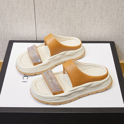 Women's Thick Sole High Platform Slide Sandals