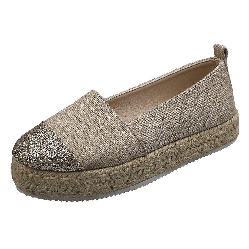 Women's Casual Fisherman Shoes with Thick Sole Design
