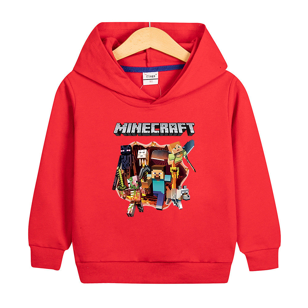 Boys' Hooded Sweatshirts - Pure Cotton Casual Tops