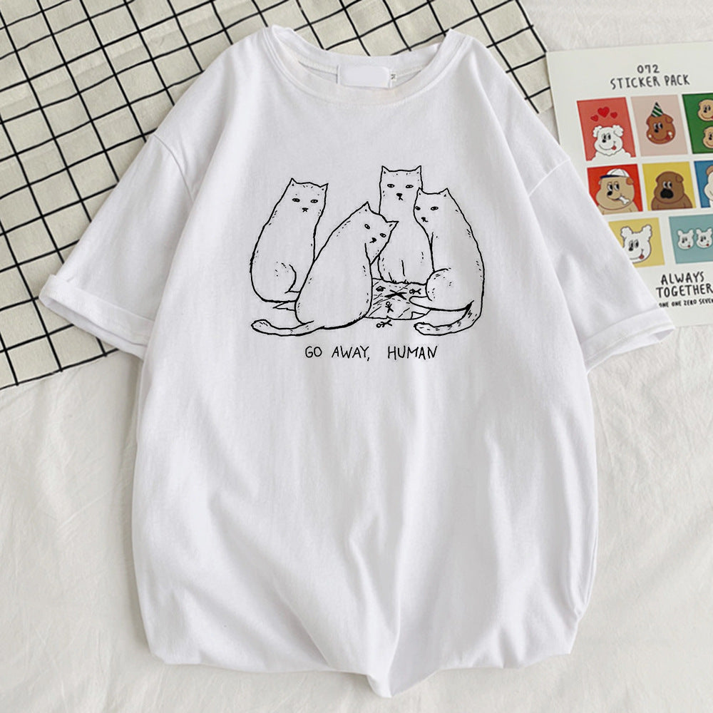 Summer Go Away Human Printed T-Shirts  Quality Design