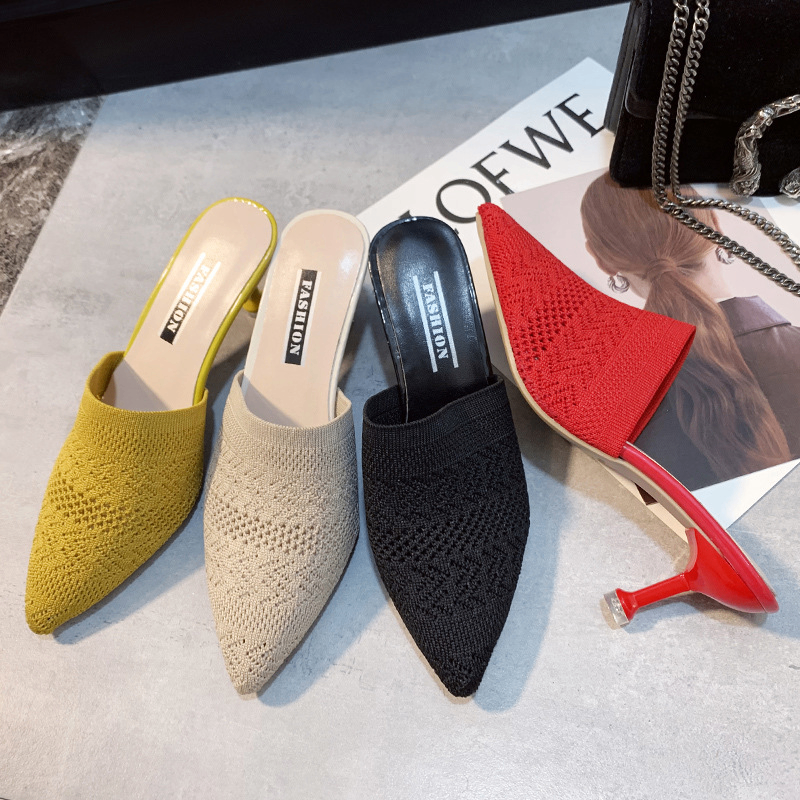 New Women's Stiletto High-Heeled Baotou Sandals