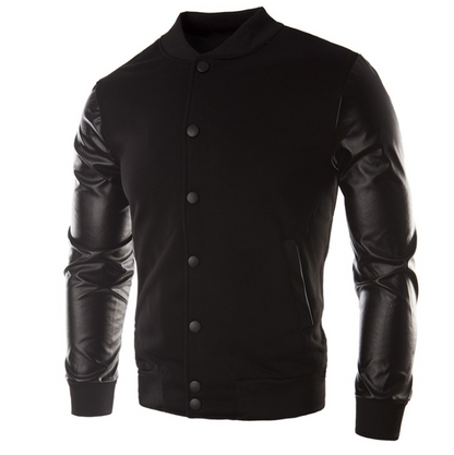 Plus Size Baseball Jacket for Men