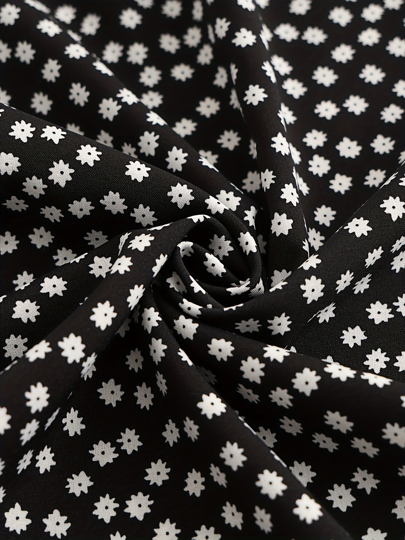 2pcs Set Plus Size Women's Shorts with Print