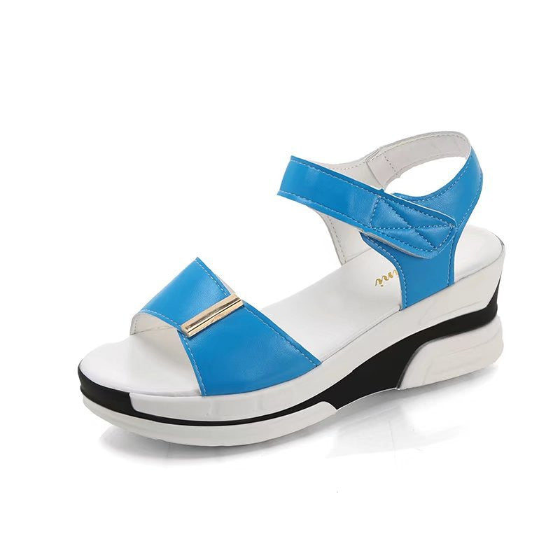 Women's High-Heeled Wedge Fish Mouth Sandals
