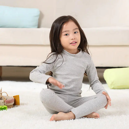 Girls' Pajamas  Long Sleeve Set (Two-Piece)