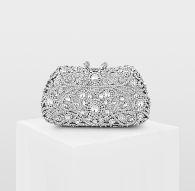 Luxury Rhinestone Evening Handbag for Women