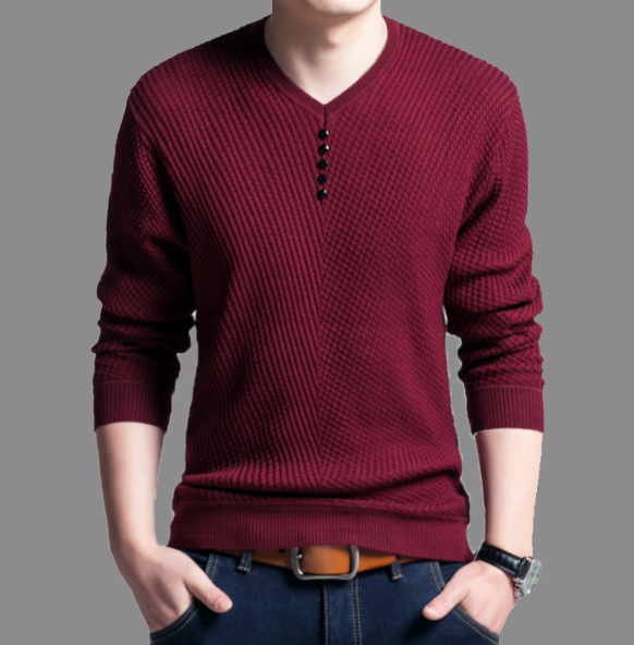 Casual Wool Sweater for Men