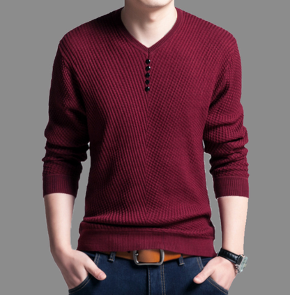 Casual Wool Sweater for Men