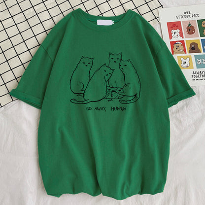 Summer Go Away Human Printed T-Shirts  Quality Design