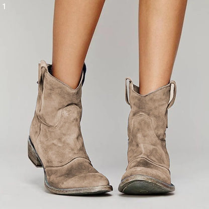 Heel Low Martin Boots