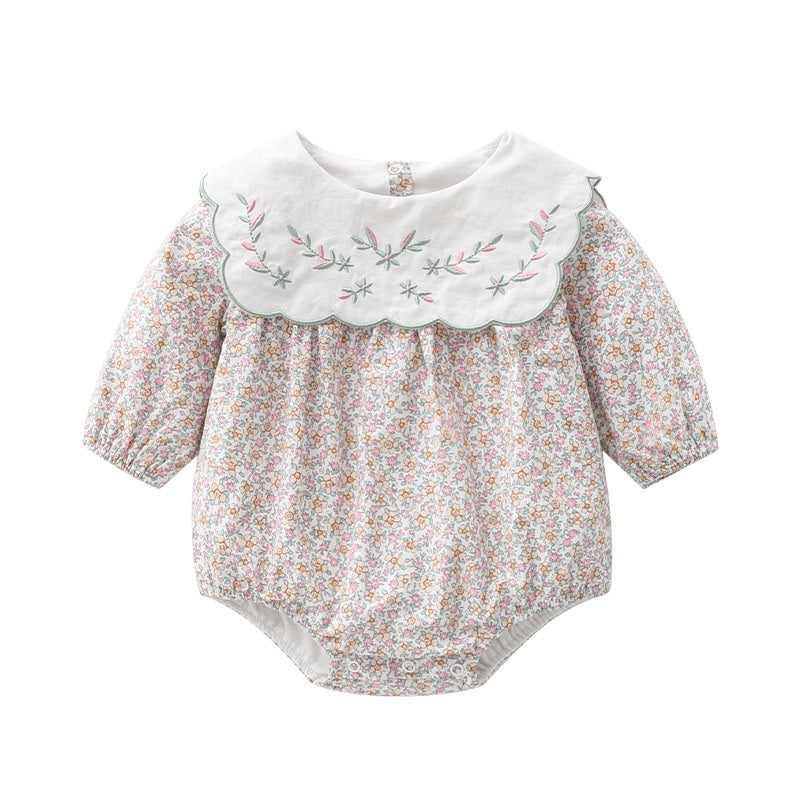 Floral Long Sleeve Dress for Baby Girls