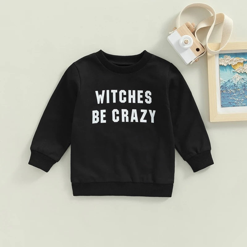 Fashionable Simple Letter Sweater