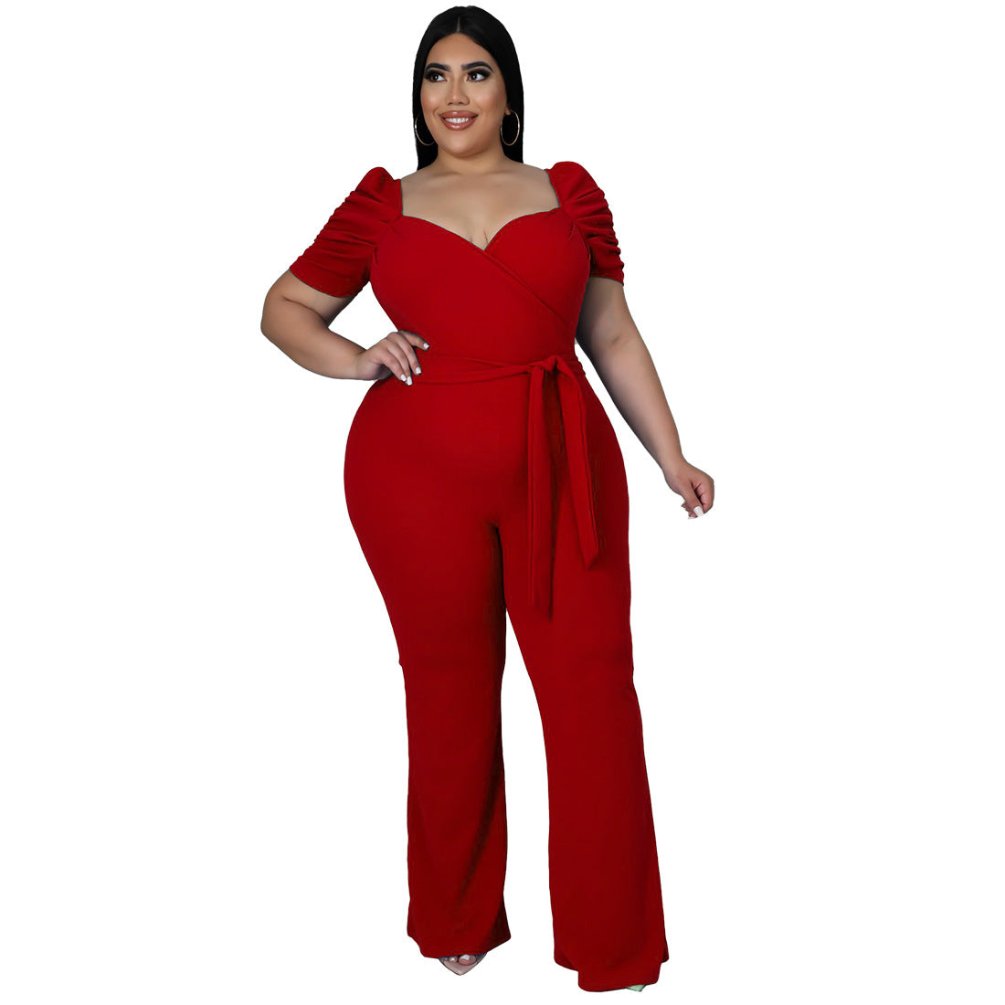 Spring/Summer Plus Size Women's Jumpsuit