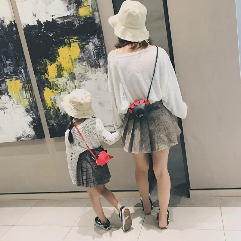 Dinosaur Shoulder Bag, Crossbody Bag, Coin Purse