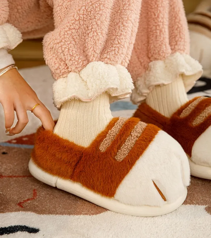 Cozy Velvet Lined Warm Slippers