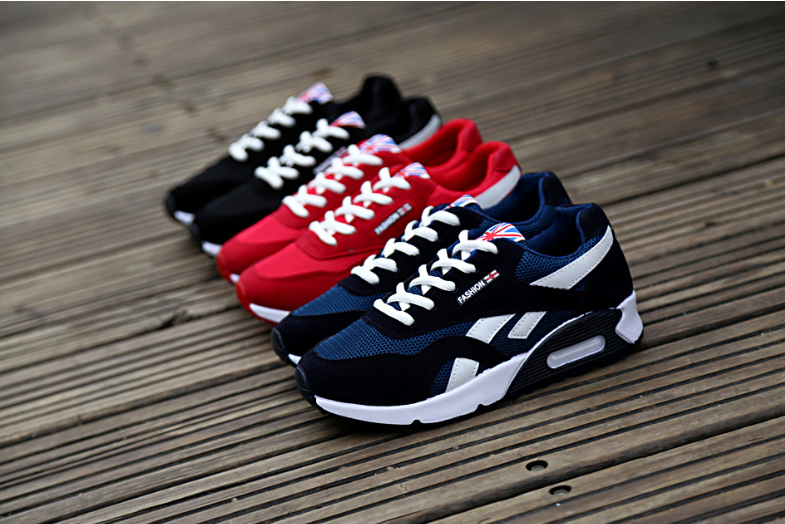 Mesh Thick-Soled Height-Increasing Running Shoes