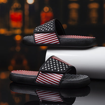 Men's Summer Leisure Sports Sandals, Flag Pattern