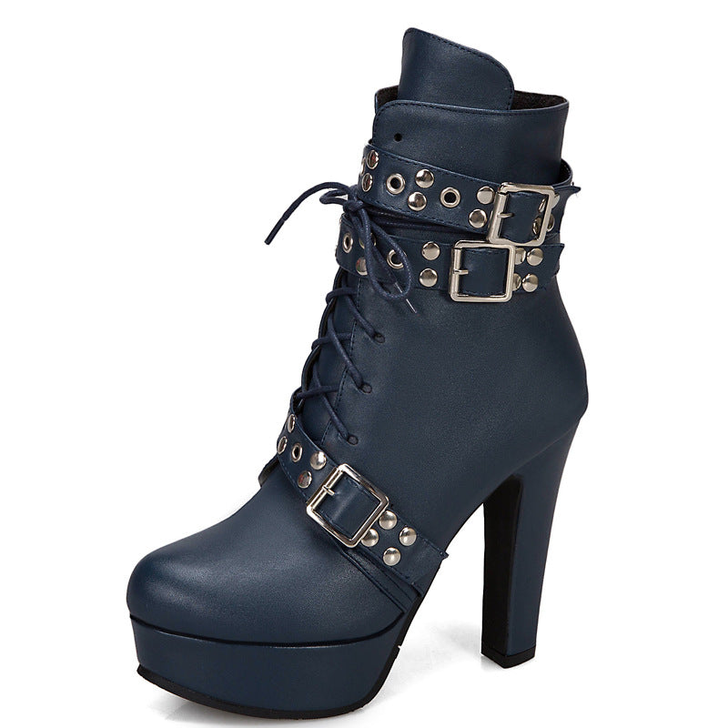 Women's Martin Boots  Autumn Winter High Heels