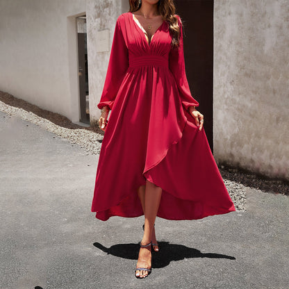 European American Slimming Waist-tight Sexy Dress