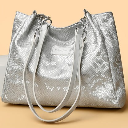 Perfect Lily Women's Snake Print Shoulder Bag