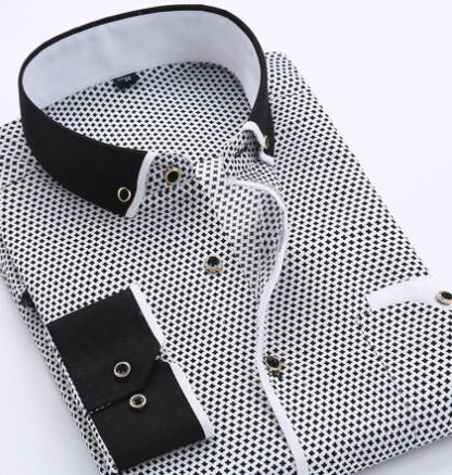 Men's Slim Fit Casual Cotton Shirts for Daily Wear