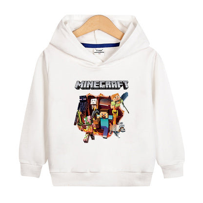 Boys' Hooded Sweatshirts - Pure Cotton Casual Tops