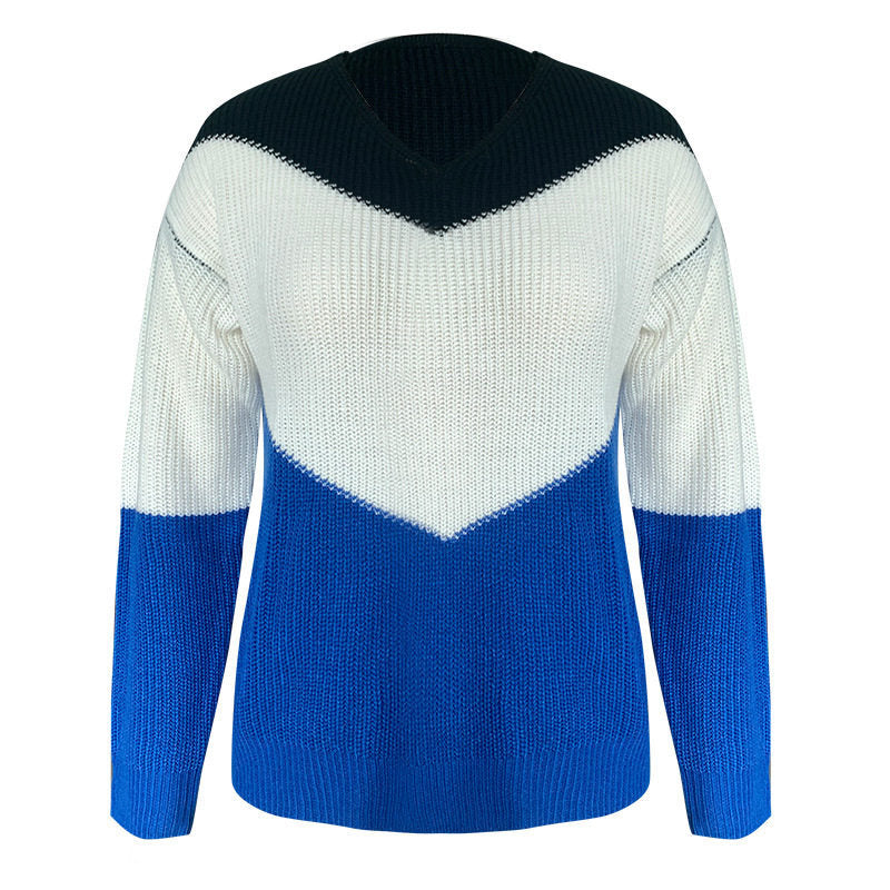 Popular V-Neck Loose Knit Sweater for All Seasons