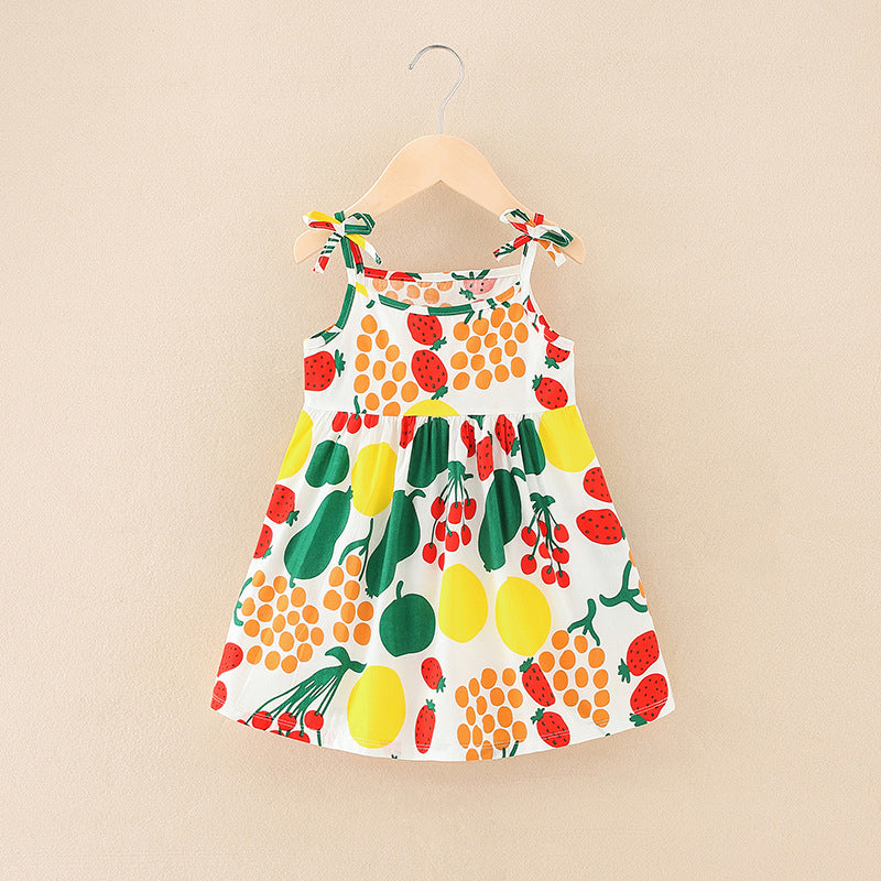Girls' Floral Princess Dress