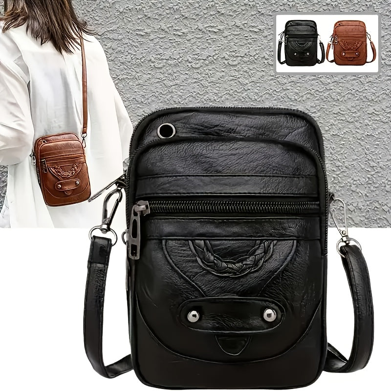 Adjustable Strap Bag Vintage Style Women's Mini Crossbody Bag
