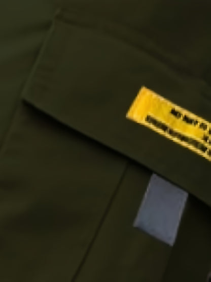 Heavy-Duty Shorts with Multi-Pocket Design