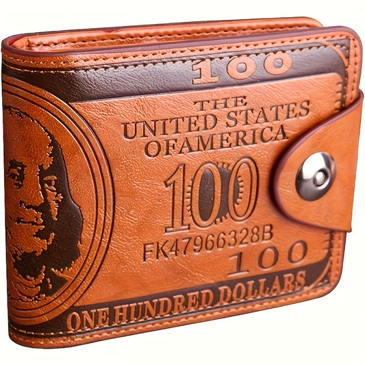 Men's Dollar Bill Wallet Compact Design Lightweight Portable Storage Essential for Business