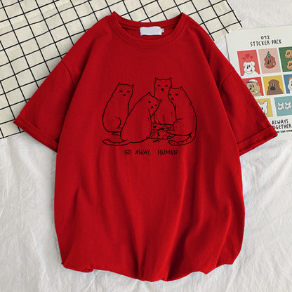 Summer Go Away Human Printed T-Shirts  Quality Design