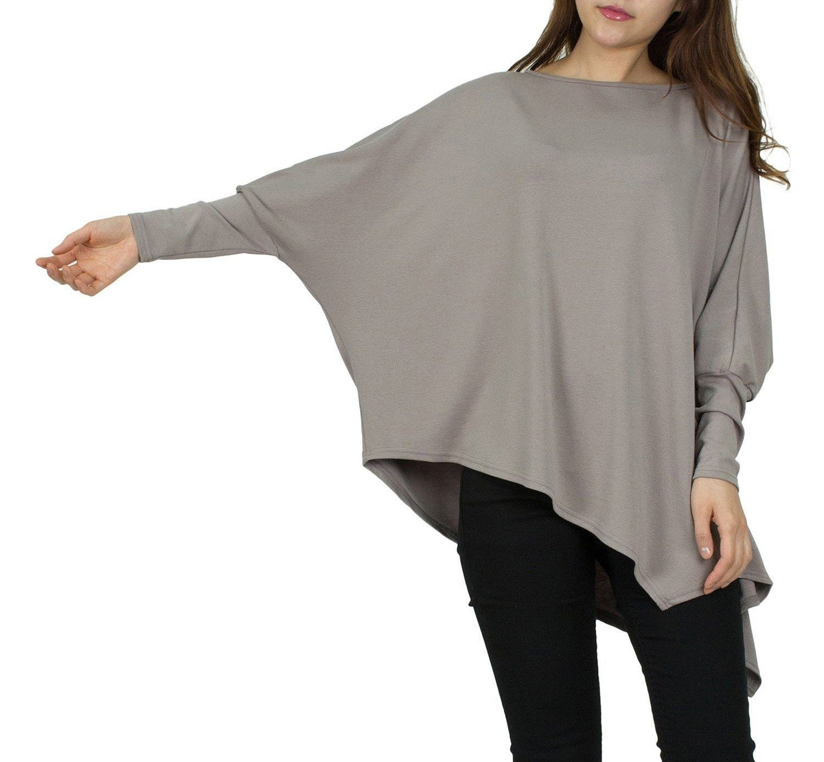 Plus Size Women's Irregular Hem T-Shirt & Hoodie