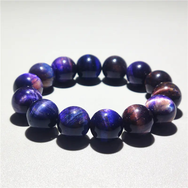 Star Sky Ball Peter Purple Tiger Eye Bracelet