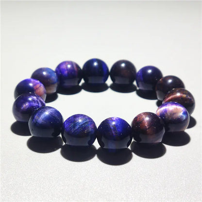 Star Sky Ball Peter Purple Tiger Eye Bracelet