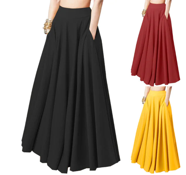 Mini Pleated Skirt, High Waist Half Skirt