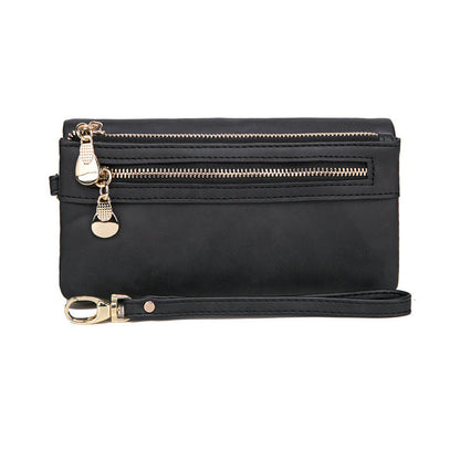 New PU Korean Retro Long Handbag for Women