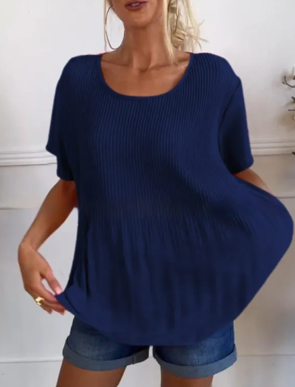 Plus Size Western Pleated Blouse