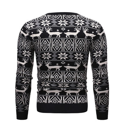 Camouflage Printed Loose Casual Sweater Top