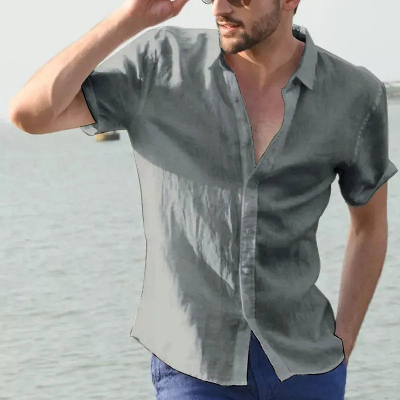 Short-Sleeved Men's Shirts