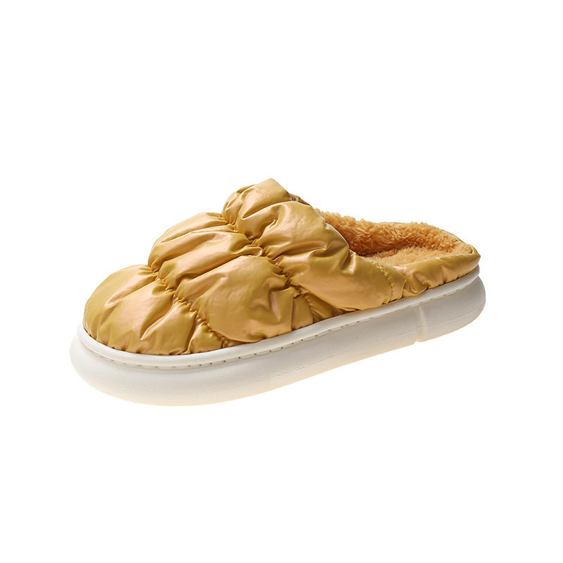 Warm Velvet Cotton Slippers for Women - New Style