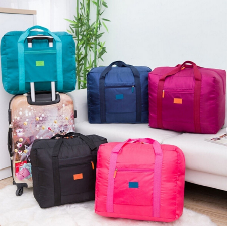 Large Capacity Printed Travel Tote Bag (Foldable)