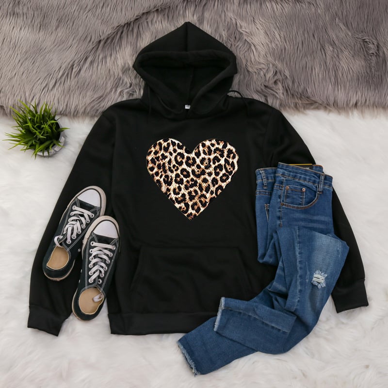 Animal Print Hoodie for Men and Women