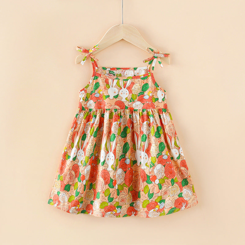 Girls' Floral Princess Dress