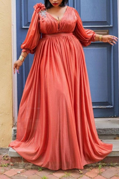 Commuter Plus Size Women's Dress - European & American Style