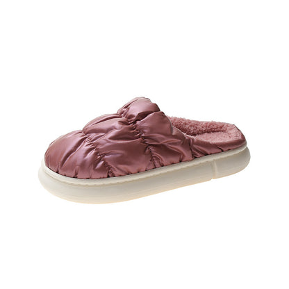 Warm Velvet Cotton Slippers for Women - New Style