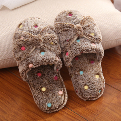 Cute Women's Cotton Slippers for Winter Comfort