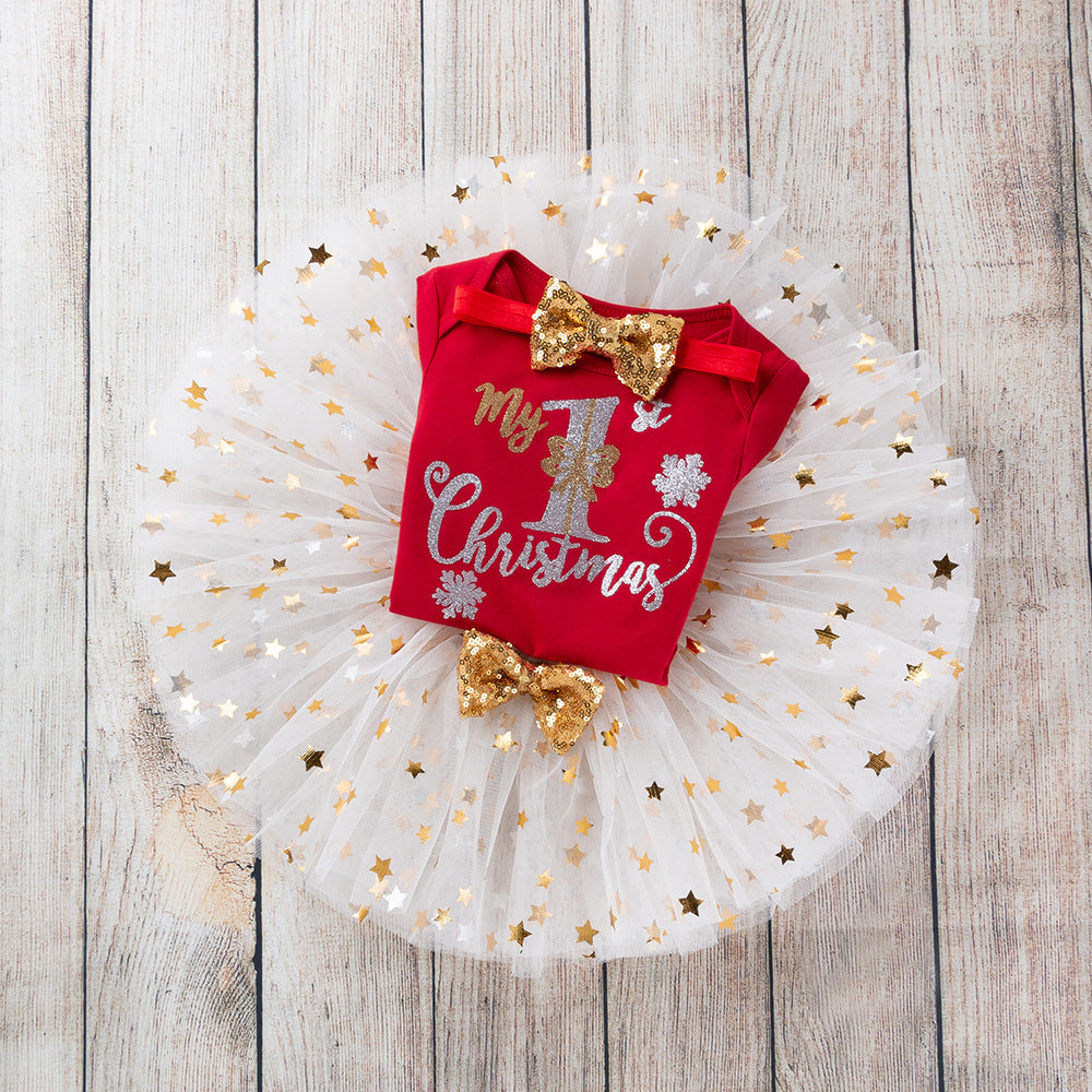 New Long Sleeve Dress Set for Baby Girls (0-2 Years)