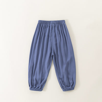 Baby Mosquito-Repellent Pants, Cotton-Linen Long Pants